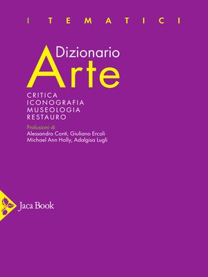 cover image of Dizionario Arte